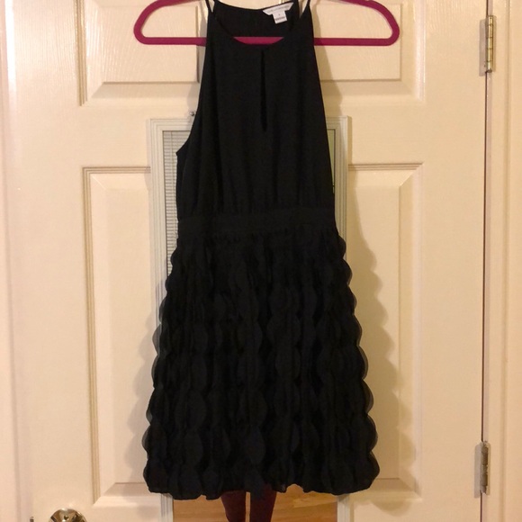 Diane von Furstenberg black scalloped dress - Picture 4 of 6